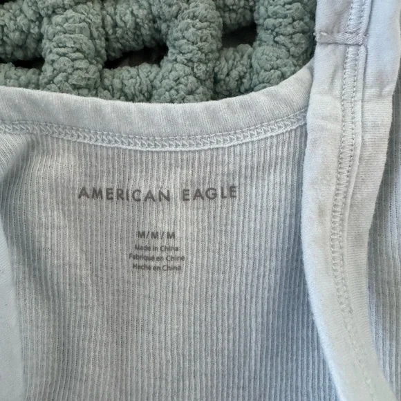 White Ribbed Tank Top - Picture 2 of 2